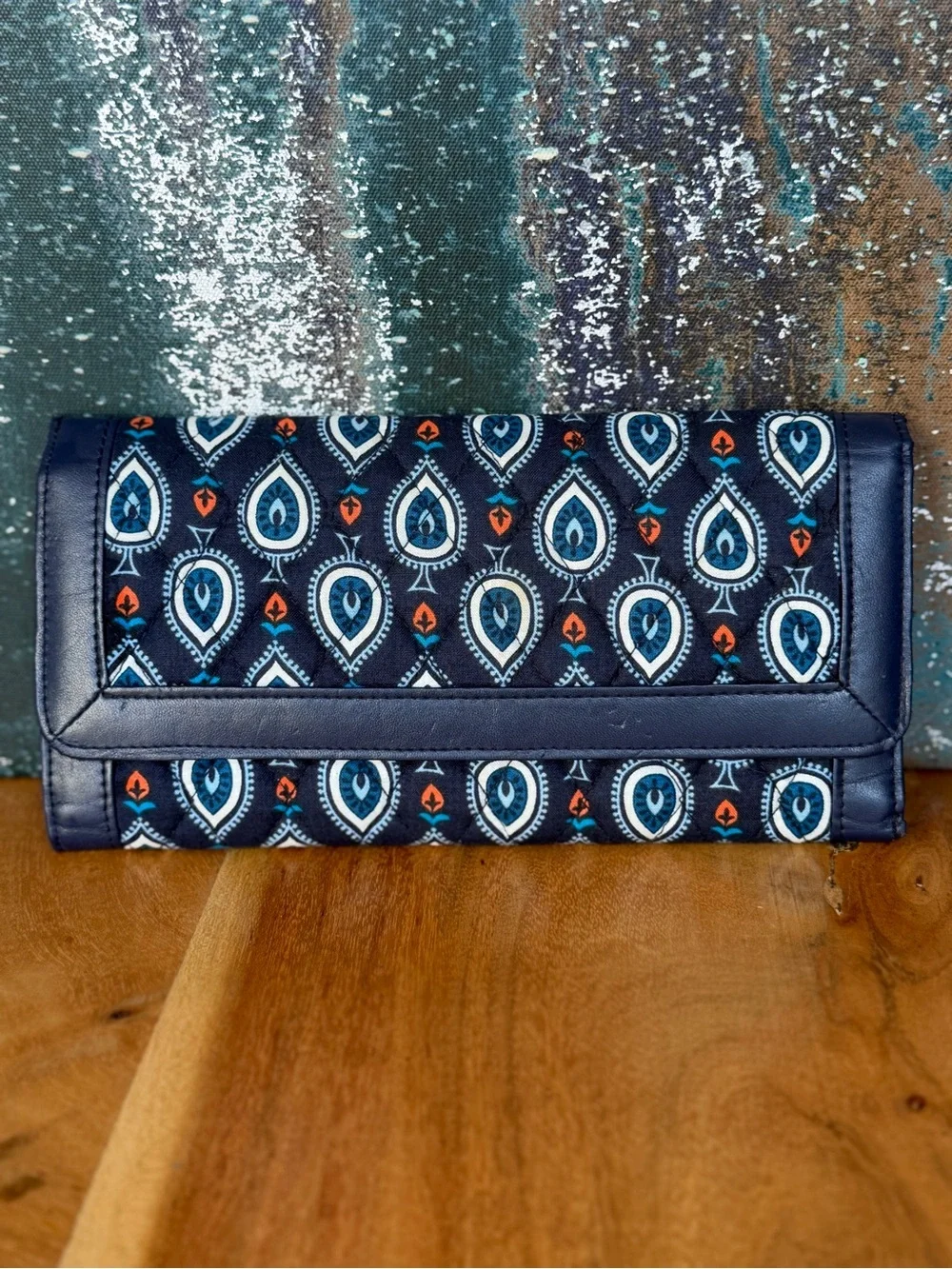 Vera Bradley Boho 2010’s Retired HTF Marrakesh Motifs Wallet VGUC
